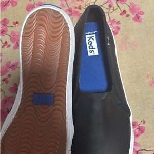 Keds Black Slip-On Casual Sneakers